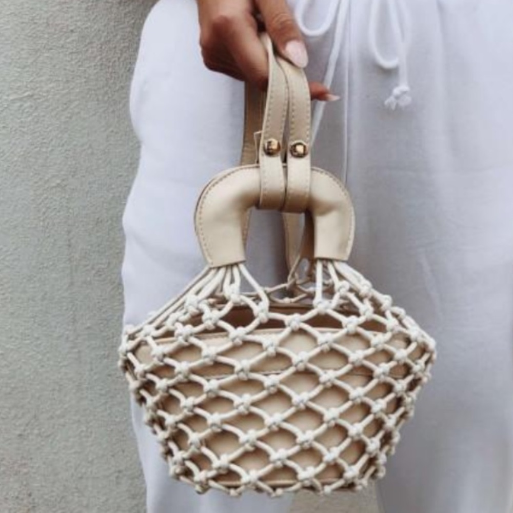 Rope mini bucket bag\backpack